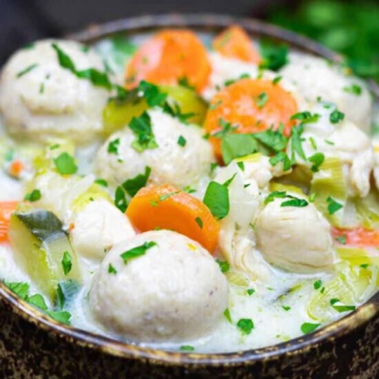 Keto Chicken and Dumplings