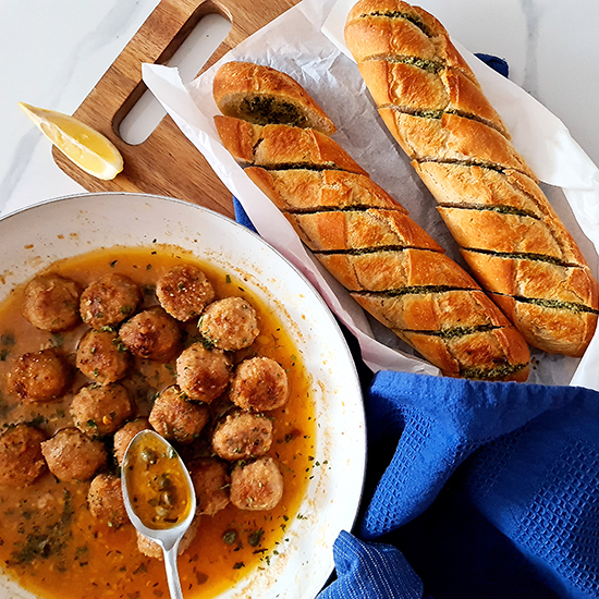 Chicken Piccata Meatballs