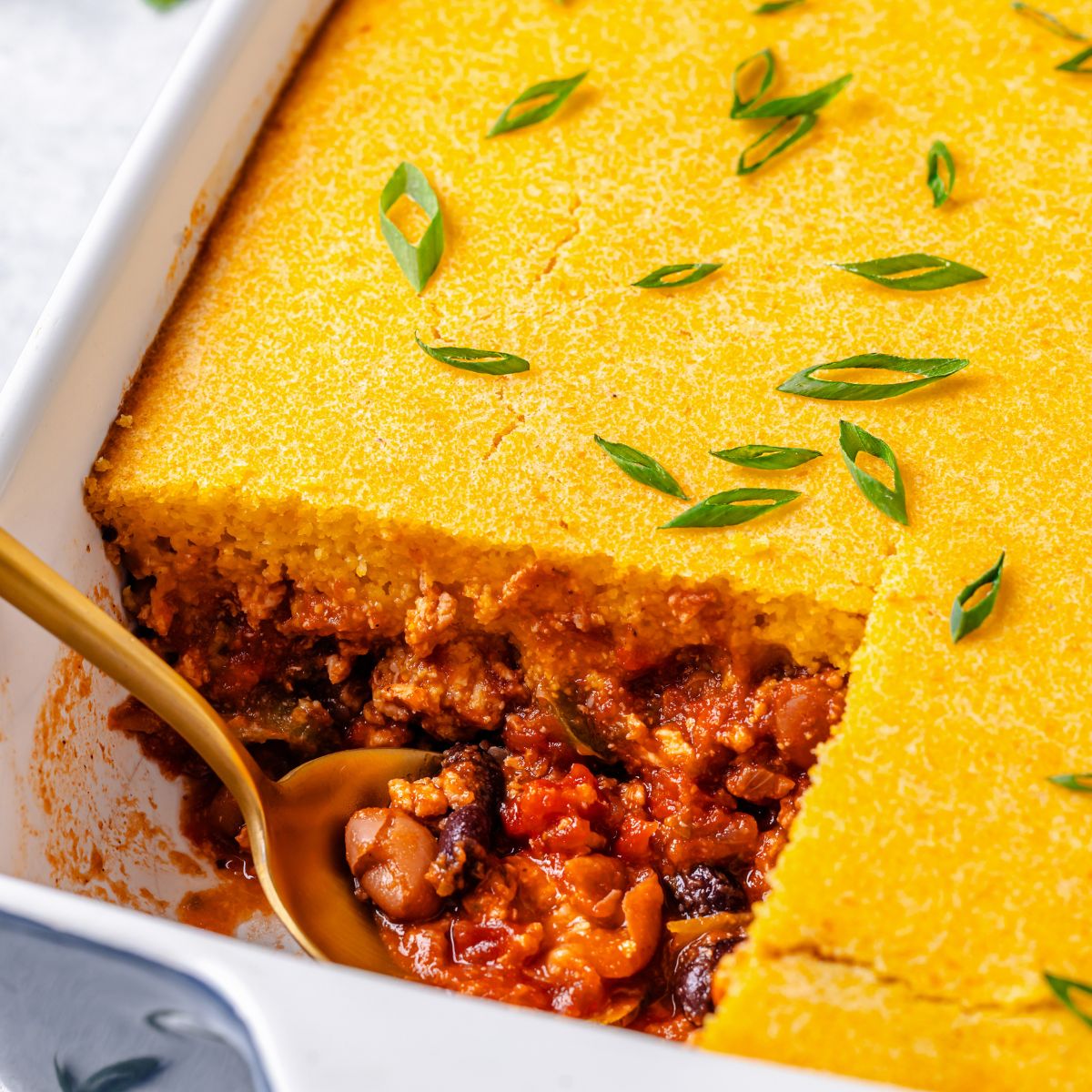 Chili Cornbread Casserole