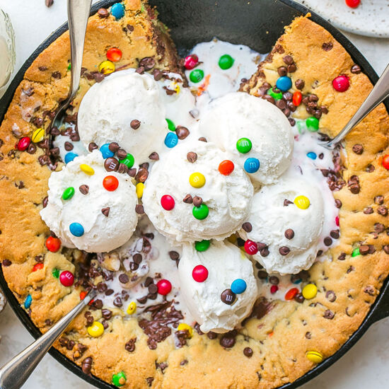 Chocolate Chip Skillet Cookie