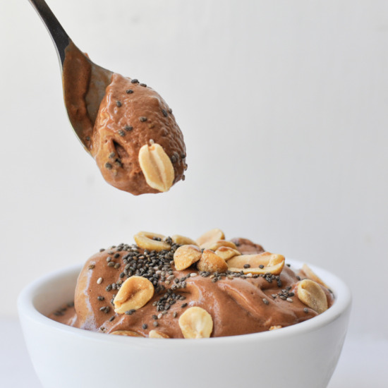 Chocolate & Peanut Butter Nice Cream