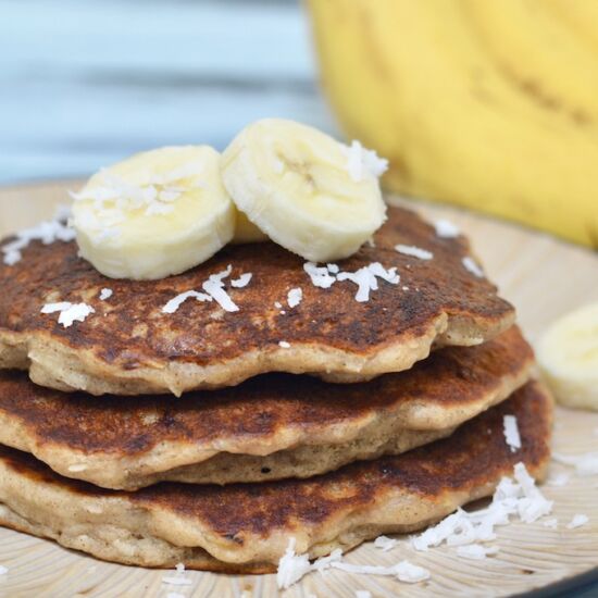 Coconut Banana Pancakes