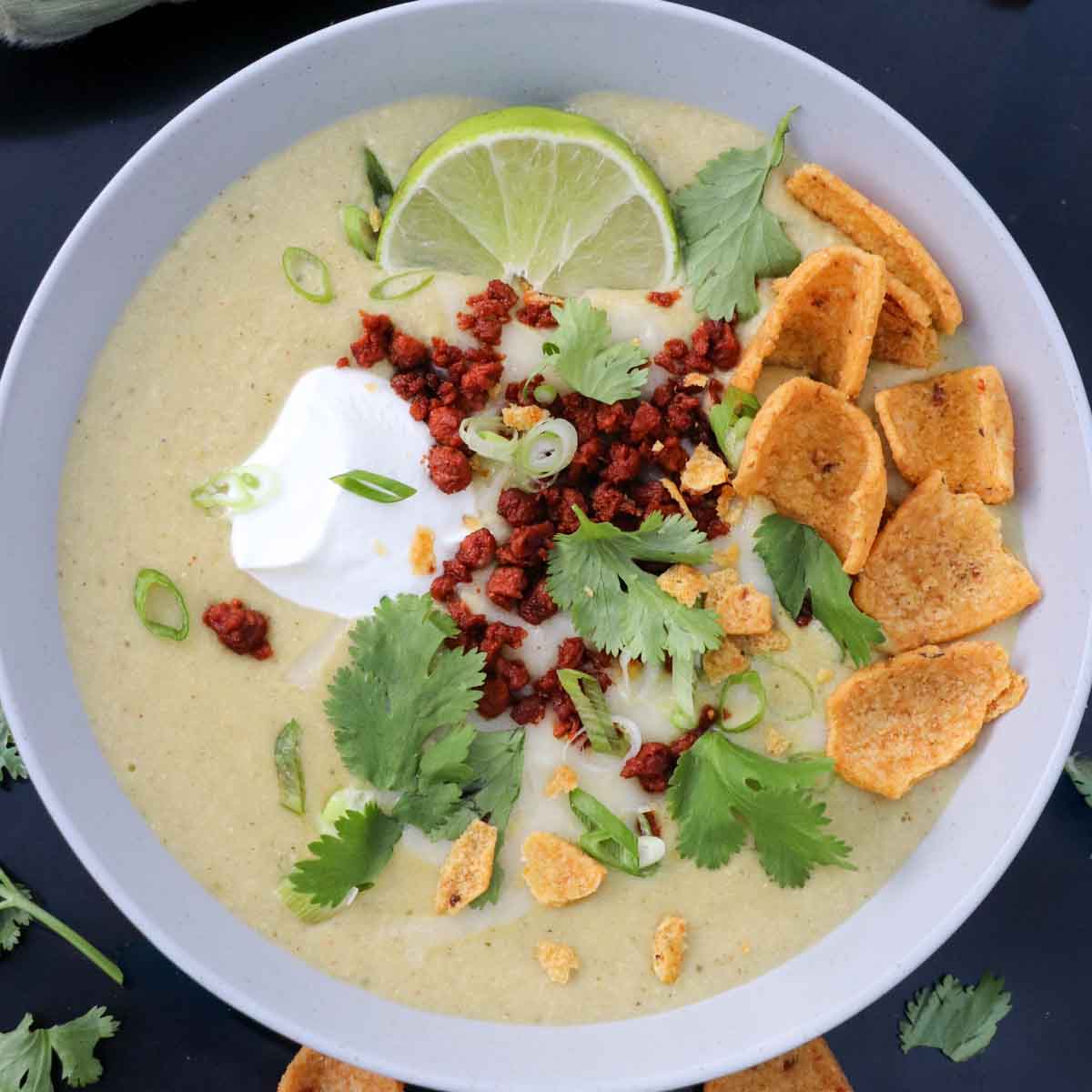 Corn and Poblano Chowder