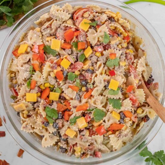 Easy Cowboy Pasta Salad