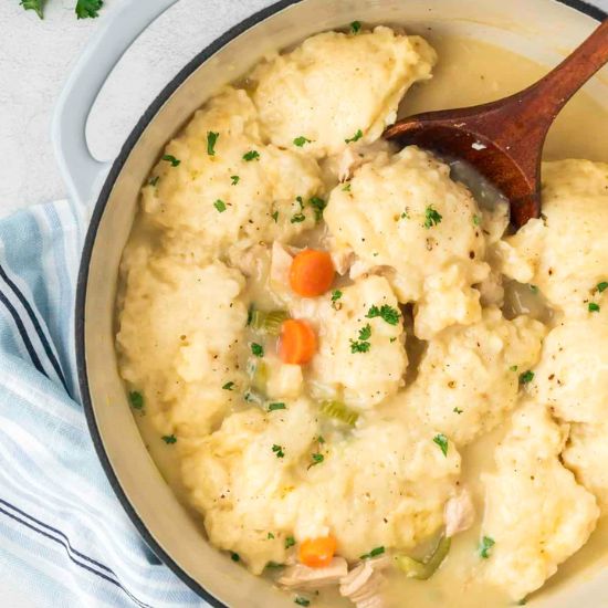 Creamy Turkey And Dumplings