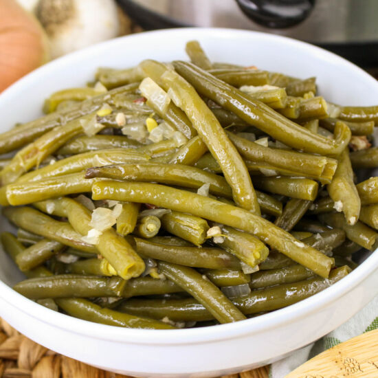 Low Carb Crockpot Green Beans