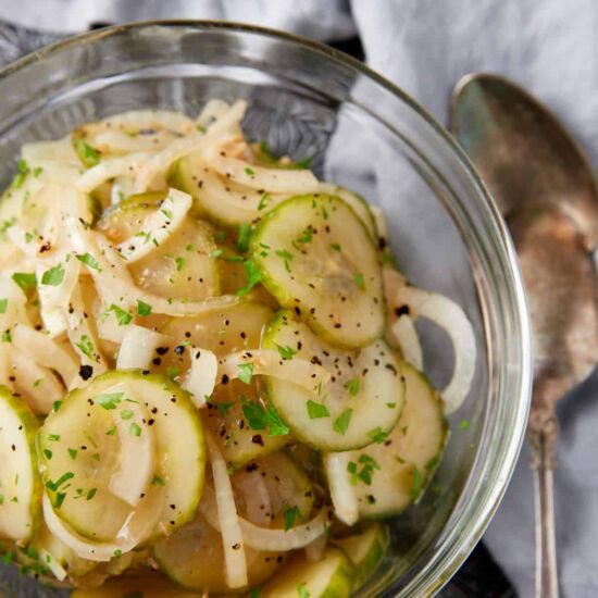 Fresh Cucumber Onion Salad