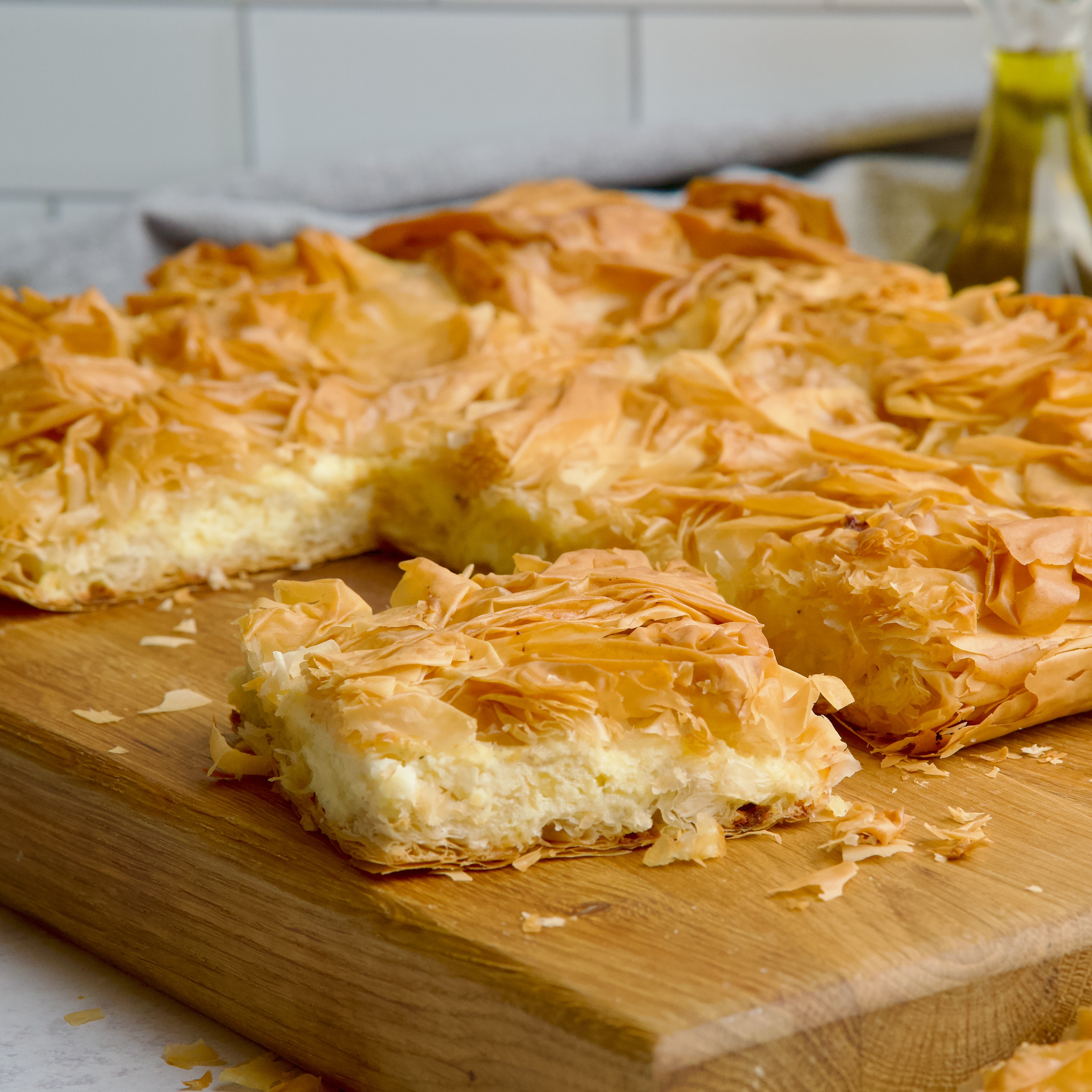 Easy Greek Cheese Pie with Phyllo