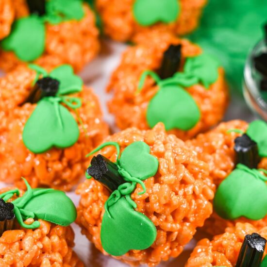Pumpkin Rice Krispie Treats