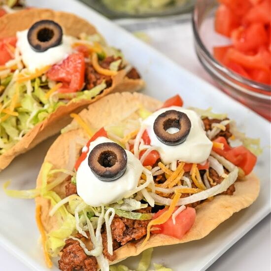 Keto Monster Eyeball Tacos