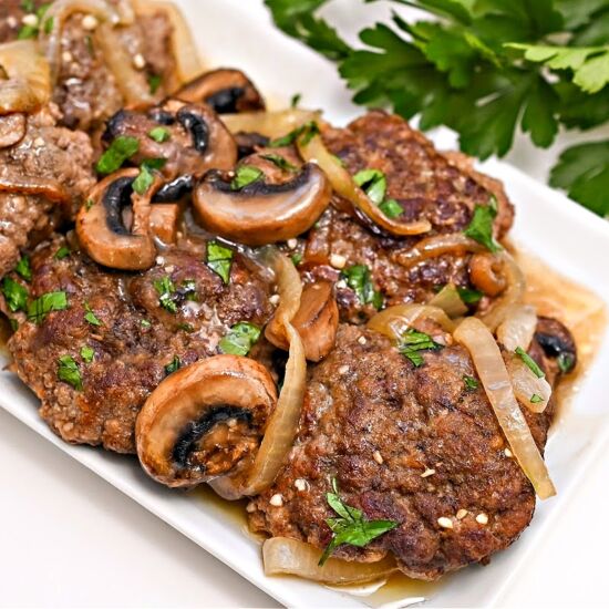 Keto Crockpot Salisbury Steak