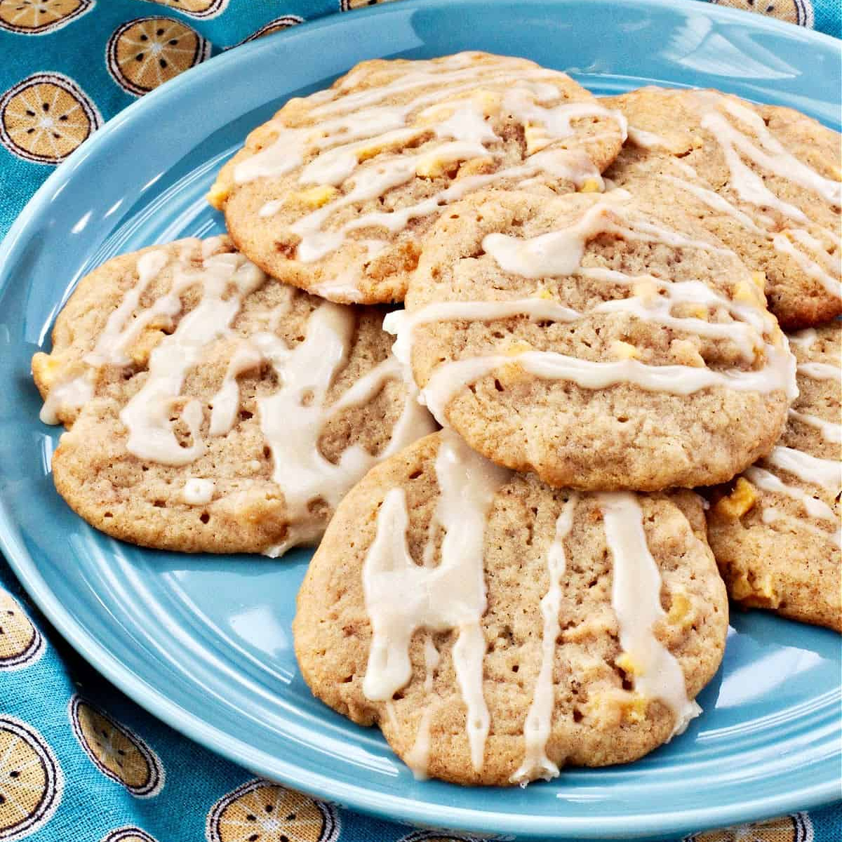Iced Apple Drop Cookies
