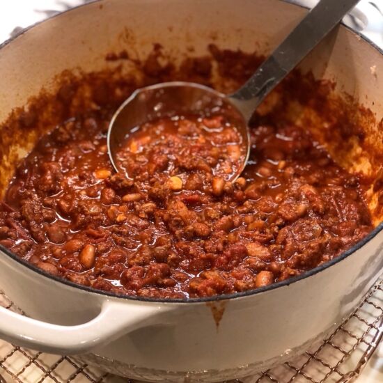 Easy Dutch Oven Chili