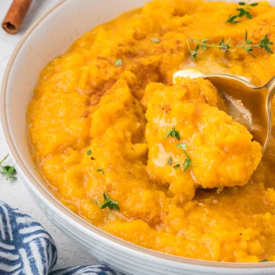 Easy Creamy Mashed Butternut Squash