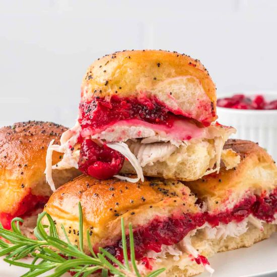 Easy Turkey Sliders With Cheese