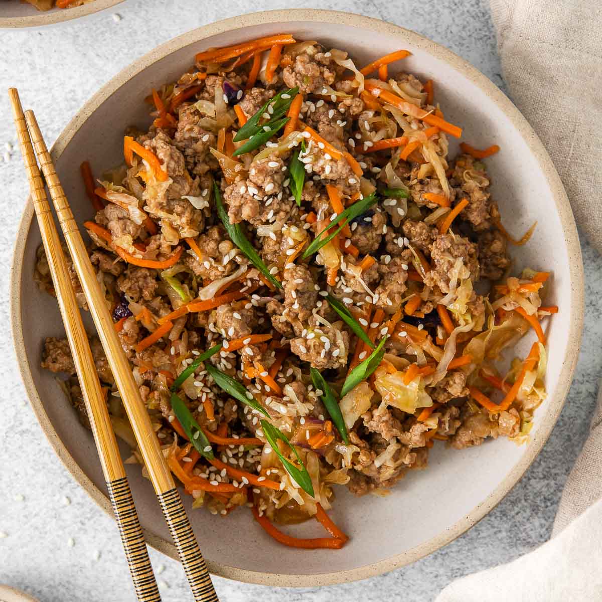 Easy Egg Roll Bowl