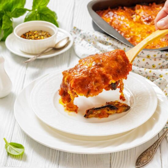 Eggplant Parmigiana-Sicilian Style