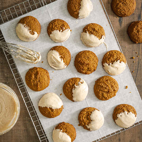 Brown Butter Pumpkin Spice Cookies