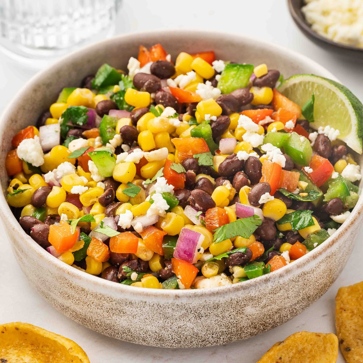 Corn, Black Bean and Feta Dip