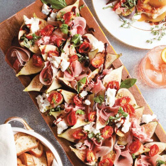 Fig, Prosciutto, and Burrata Salad