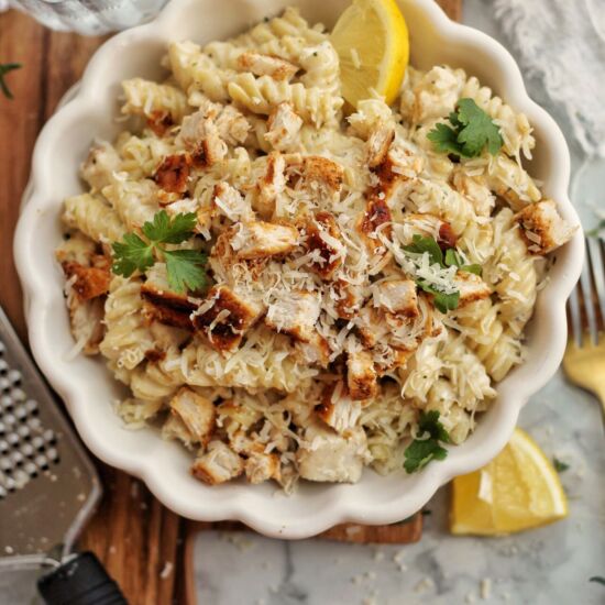 Garlic Parmesan Chicken Pasta