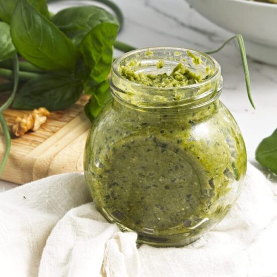 Garlic Scape Pesto