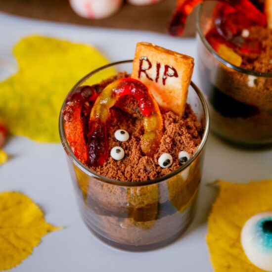 Graveyard Pudding Cups