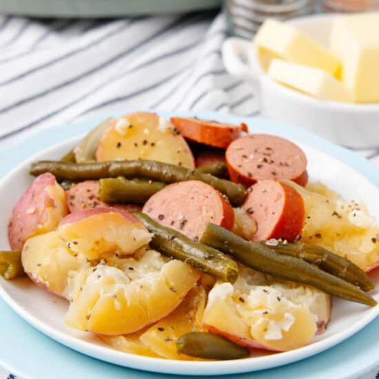 Green Beans, Potatoes and Sausage