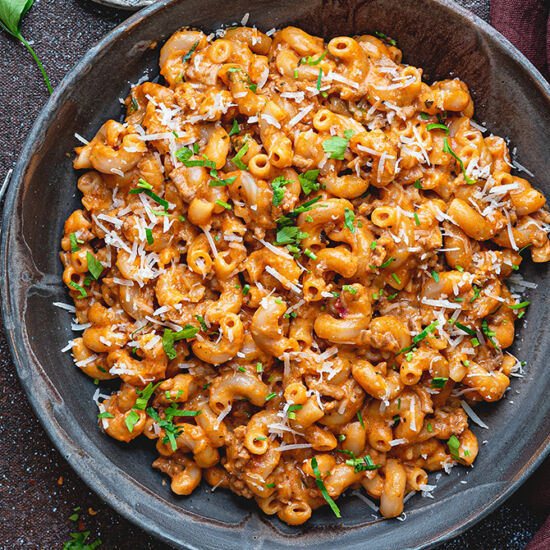 One-Pot Creamy Ground Beef Pasta