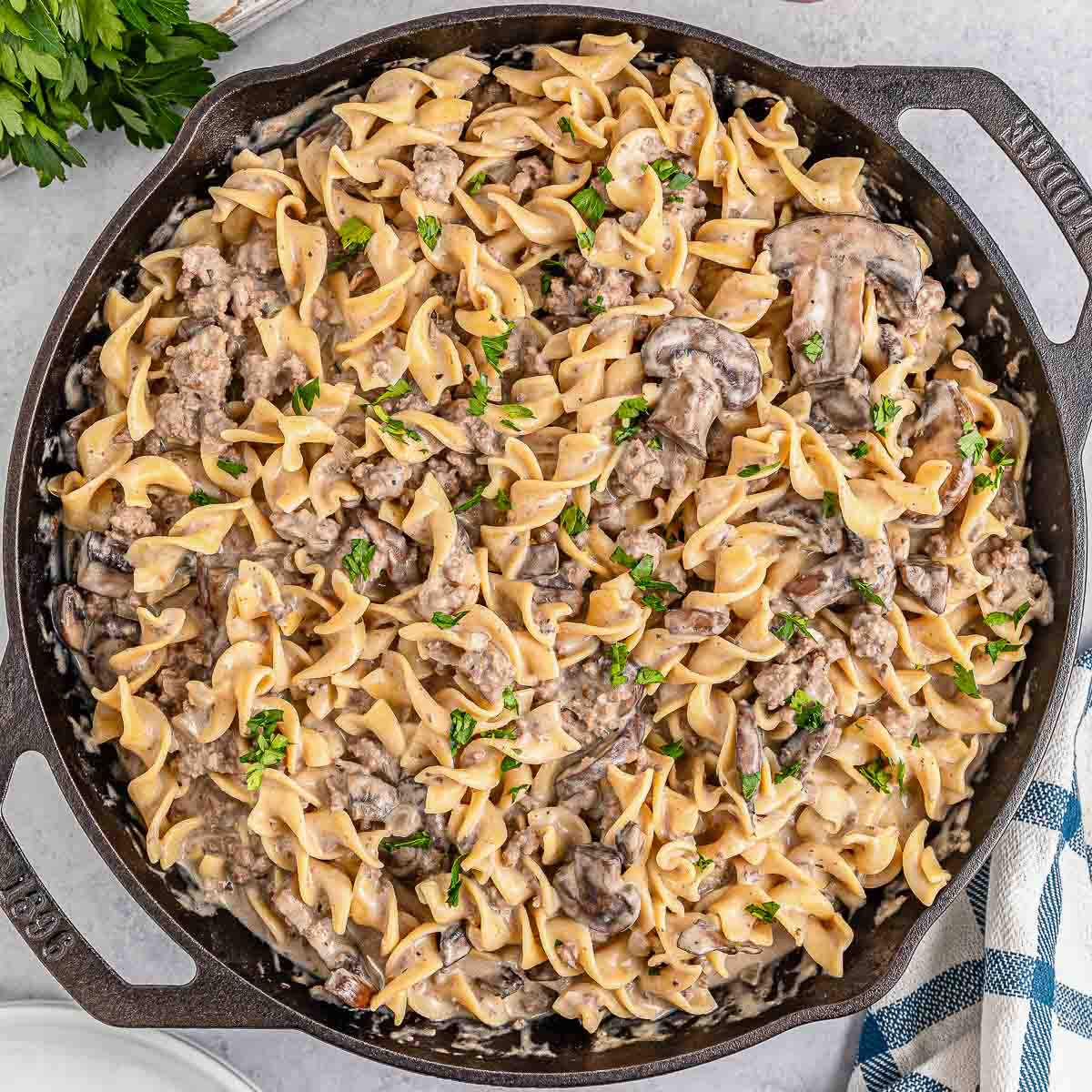 Easy Ground Beef Stroganoff