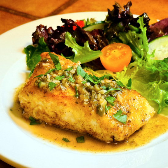 Halibut Piccata