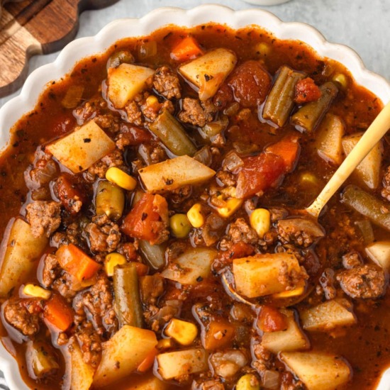Hamburger Vegetable Soup