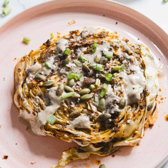 Spicy Air Fryer Cabbage Steaks