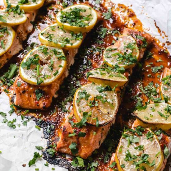 Baked Harissa Salmon