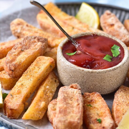 Crispy Air Fryer Halloumi Fries