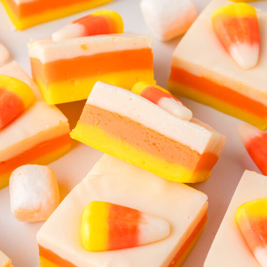 Candy Corn Fudge