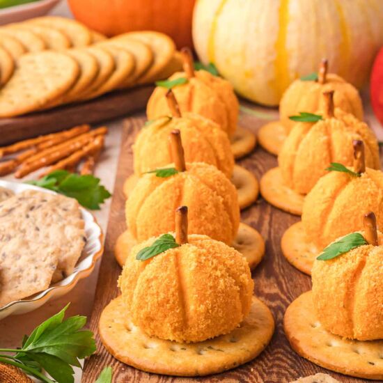Mini Pumpkin Cheese Balls