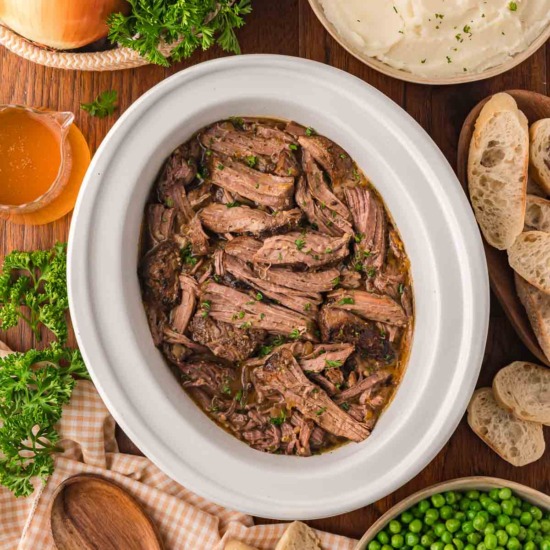 Slow Cooker Shredded Beef
