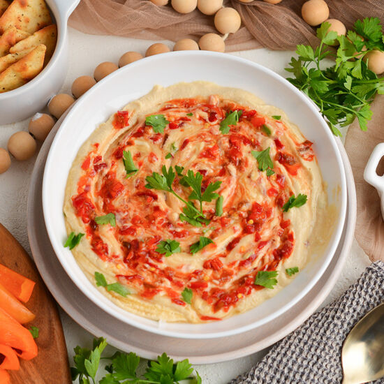 Hot Honey Hummus
