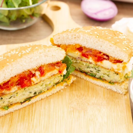 Zucchini and Potato Burger