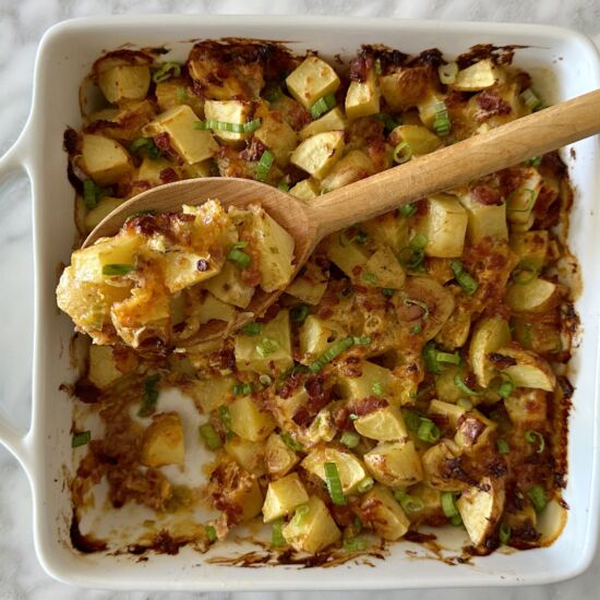 Healthy Mississippi Mud Potatoes