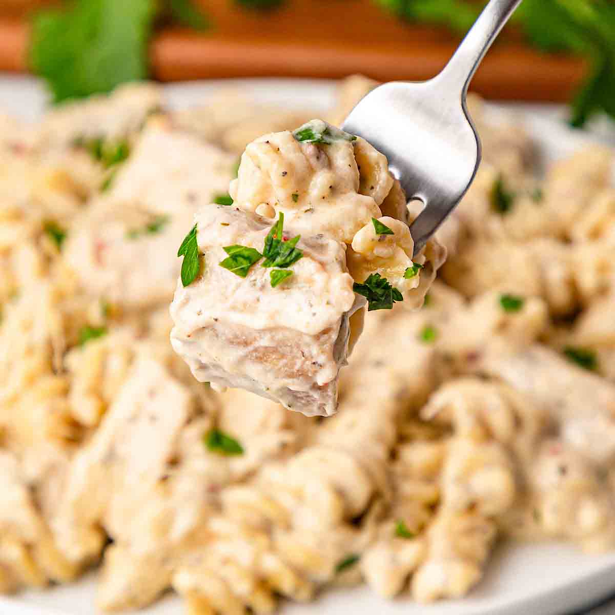 Garlic Parmesan Chicken Pasta