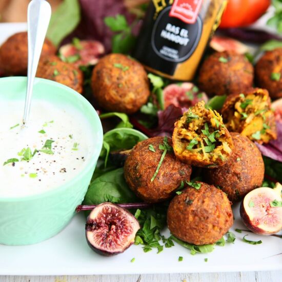 Ras el Hanout Pumpkin Falafels