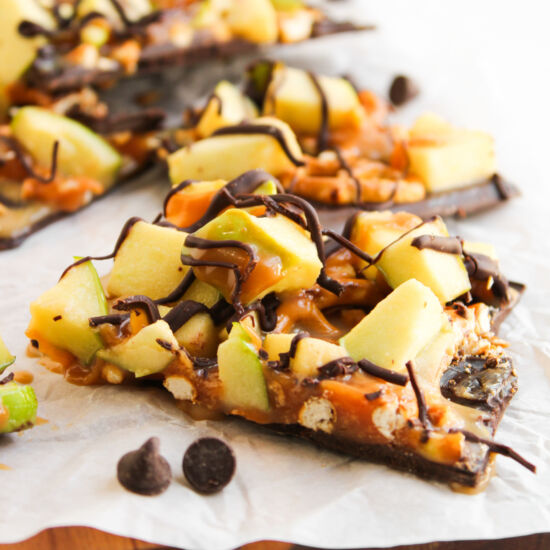 No-Bake Caramel Apple Bark