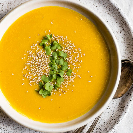 Roasted Kabocha Squash Soup