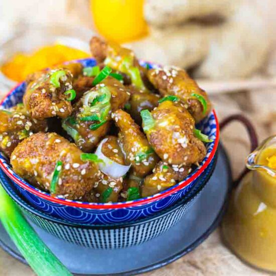Keto Orange Chicken Air Fryer