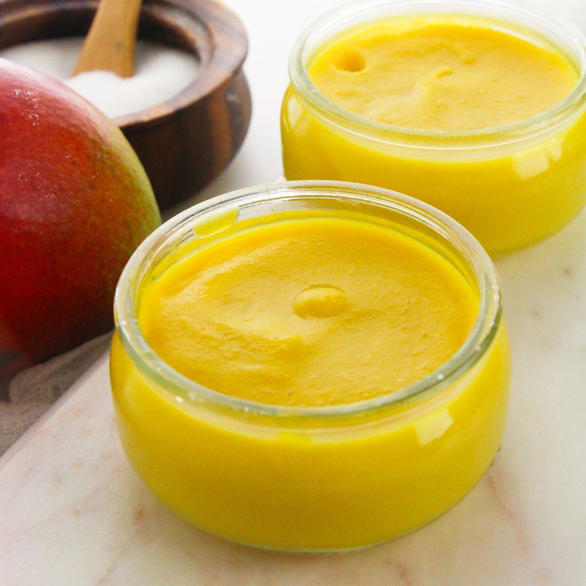 Mango Pudding (with Coconut Milk)