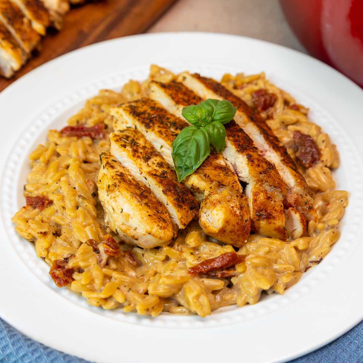One Pan Marry Me Chicken Orzo