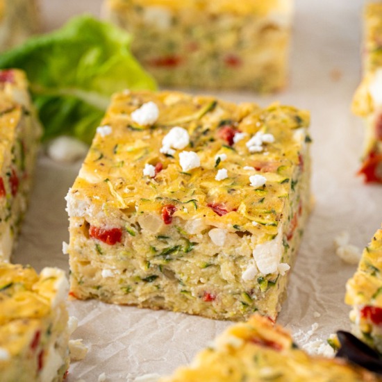 Mediterranean Zucchini Slice