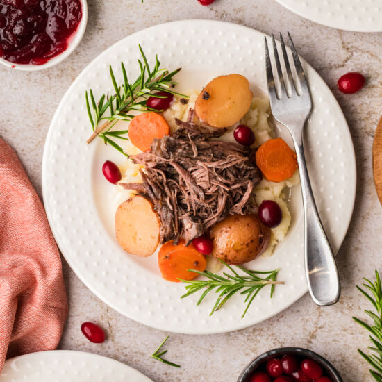 Mini Cranberry Pot Roast